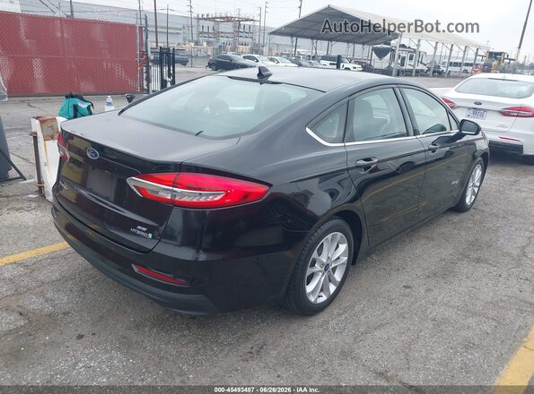 3FA6P0LU3KR211531 2019 FORD FUSION HYBRID Black უკანა მარჯვენა