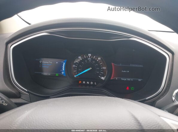 3FA6P0LU3KR211531 2019 FORD FUSION HYBRID Black უკანა სავარძლების ხედი