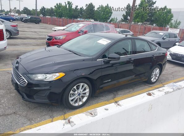 3FA6P0LU3KR211531 2019 FORD FUSION HYBRID Black 