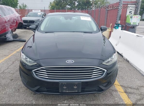 3FA6P0LU3KR211531 2019 FORD FUSION HYBRID Black უკანა სალონის ხედი