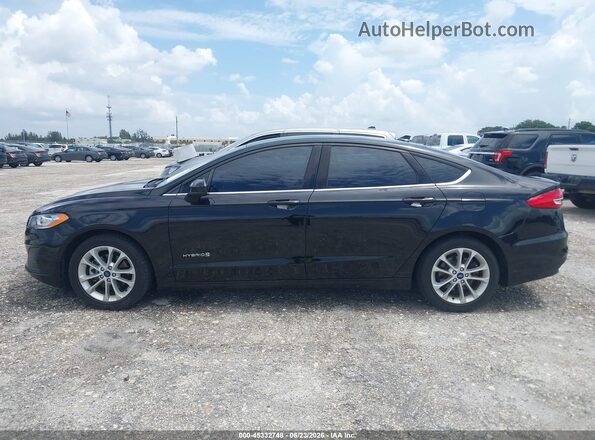 3FA6P0LU3KR223162 2019 FORD FUSION HYBRID Black Widok wnętrza 360 stopni