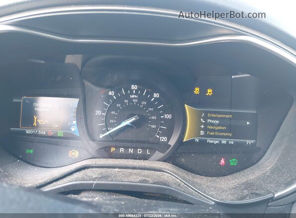 3FA6P0LU3KR264049 2019 FORD FUSION HYBRID Burgundy Widok tylnych siedzeń