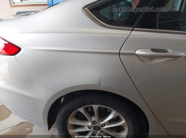 3FA6P0LU3KR274161 2019 FORD FUSION HYBRID Silver Rear interior view