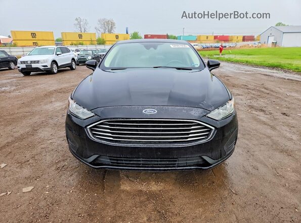 3FA6P0LU3KR286133 2019 FORD FUSION Черный Вид спереди