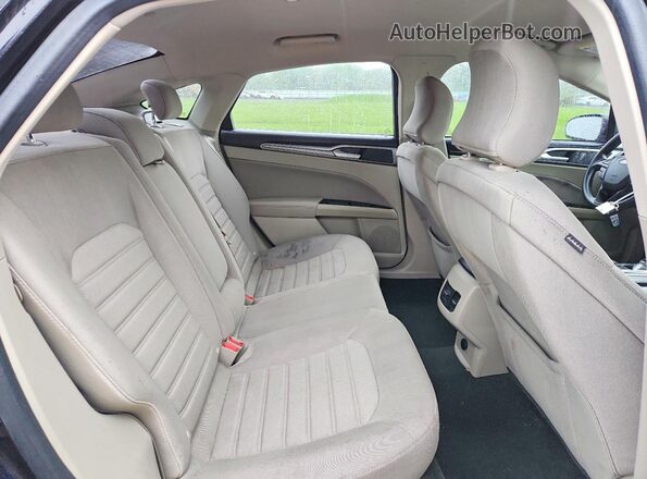 3FA6P0LU3KR286133 2019 FORD FUSION Черный Вид задних сидений