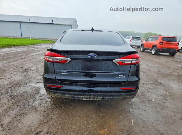 3FA6P0LU3KR286133 2019 FORD FUSION Черный Вид сзади