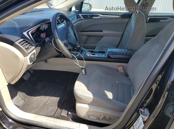 3FA6P0LU3LR189385 2020 FORD FUSION Black Vista interior delantera
