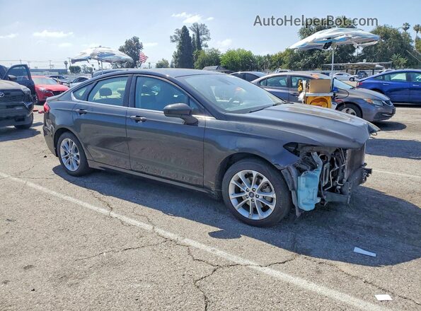 3FA6P0LU3LR189385 2020 FORD FUSION Black Delantero derecho