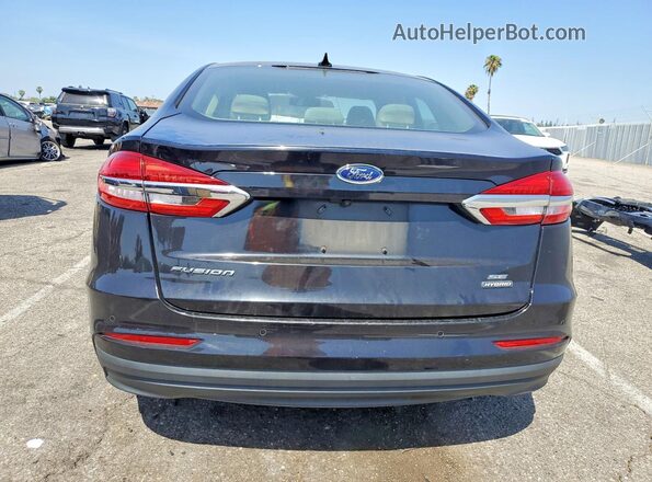 3FA6P0LU3LR189385 2020 FORD FUSION Black Vista trasera
