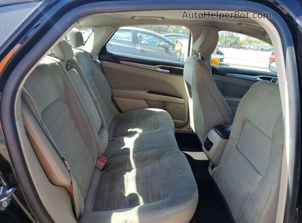 3FA6P0LU3LR189385 2020 FORD FUSION Black Vista de los asientos traseros