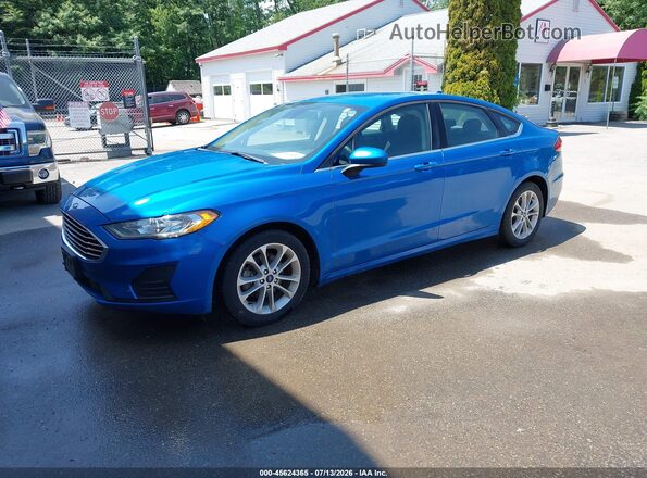 3FA6P0LU3LR233143 2020 FORD FUSION Blue Przód lewy