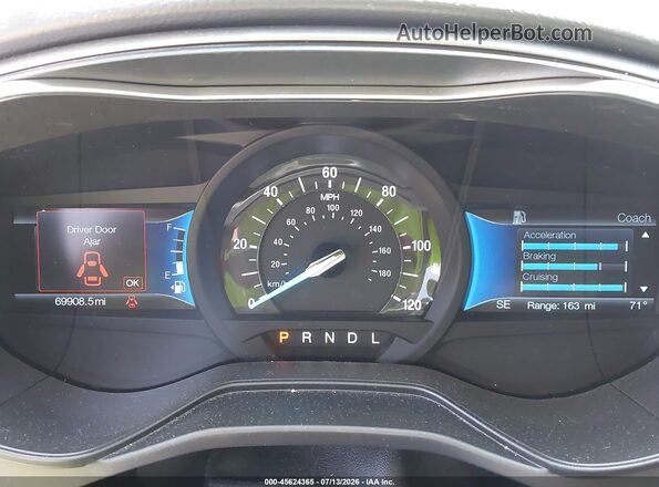 3FA6P0LU3LR233143 2020 FORD FUSION Blue Widok tylnych siedzeń