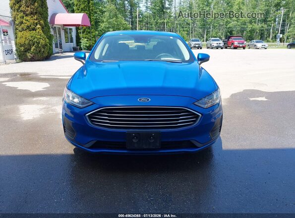 3FA6P0LU3LR233143 2020 FORD FUSION Blue Widok zestawu wskaźników