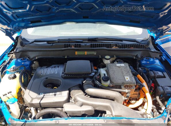 3FA6P0LU3LR233143 2020 FORD FUSION Blue Widok z tyłu