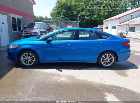 3FA6P0LU3LR233143 2020 FORD FUSION Blue Widok wnętrza 360 stopni