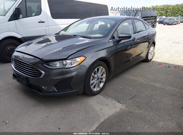 3FA6P0LU3LR245213 2020 FORD FUSION Gray წინა მარცხენა ხედი სამი მეოთხედიდან