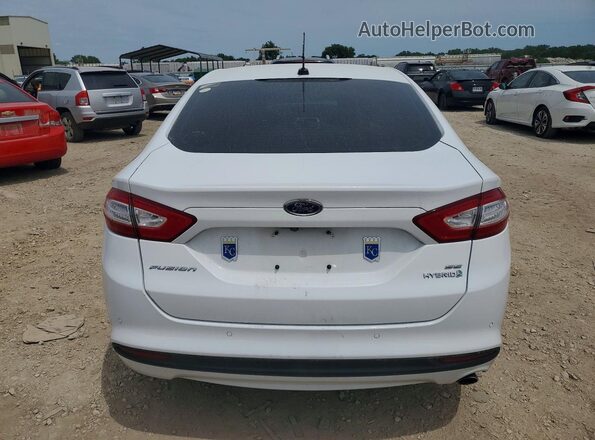 3FA6P0LU4GR333533 2016 FORD FUSION White უკანა ხედი