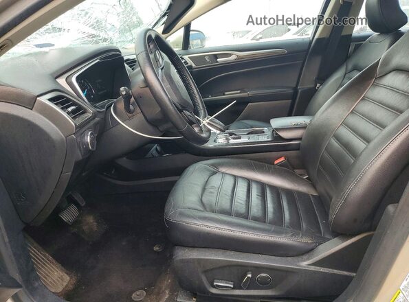 3FA6P0LU4HR100348 2017 FORD FUSION Tan Սալոնի դիմացի տեսք