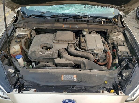 3FA6P0LU4HR100348 2017 FORD FUSION Tan Սալոնի հետևի տեսք