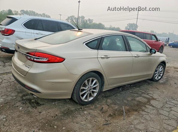 3FA6P0LU4HR100348 2017 FORD FUSION Tan Հետևի աջ