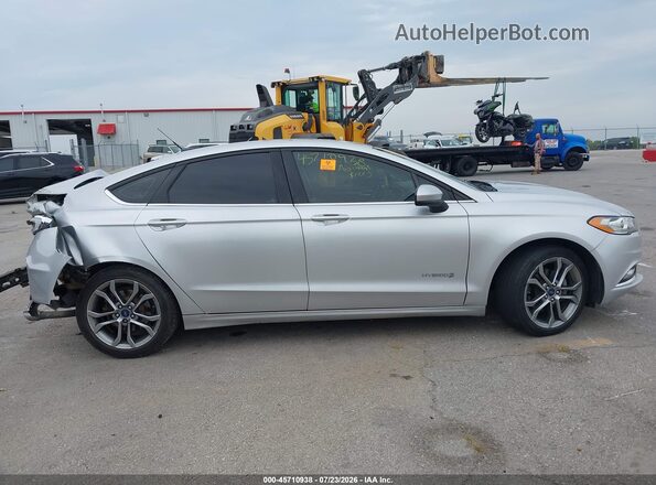 3FA6P0LU4HR182114 2017 FORD FUSION HYBRID Gray Սարքավորումների վահանակի տեսք