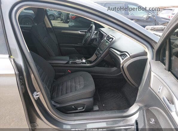 3FA6P0LU4HR368123 2017 FORD FUSION HYBRID Gray Vista interior delantera