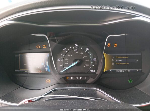 3FA6P0LU4HR368123 2017 FORD FUSION HYBRID Gray Vista de los asientos traseros