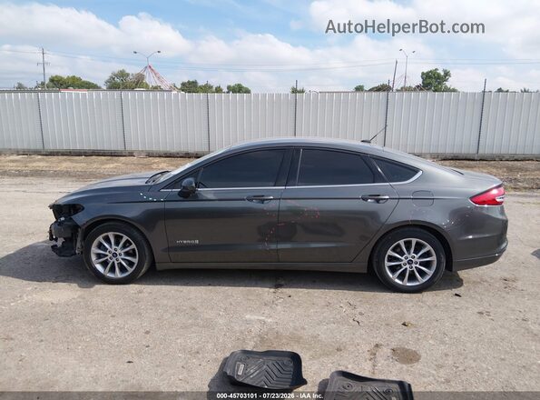 3FA6P0LU4HR368123 2017 FORD FUSION HYBRID Gray Vista interior de 360 grados