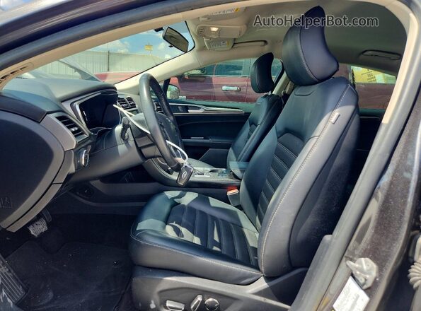 3FA6P0LU4HR397461 2017 FORD FUSION Charcoal წინა სალონის ხედი