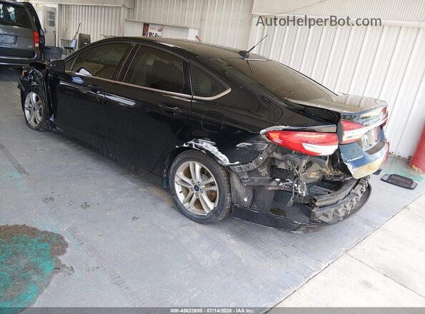 3FA6P0LU4JR116197 2018 FORD FUSION HYBRID Black Հետևի ձախ