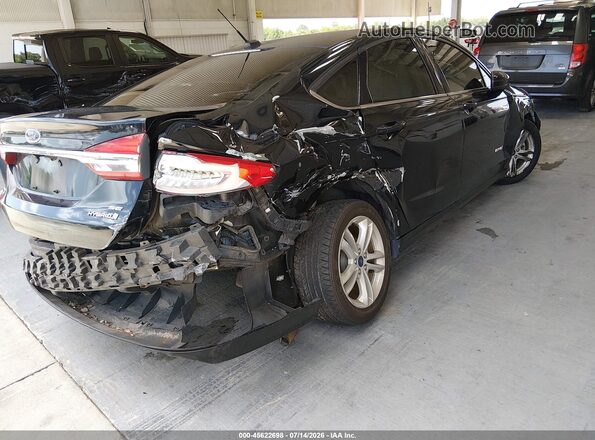3FA6P0LU4JR116197 2018 FORD FUSION HYBRID Black Հետևի աջ