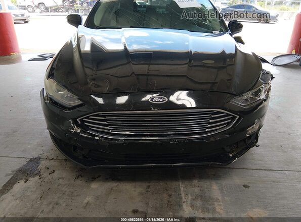 3FA6P0LU4JR116197 2018 FORD FUSION HYBRID Black Սալոնի հետևի տեսք