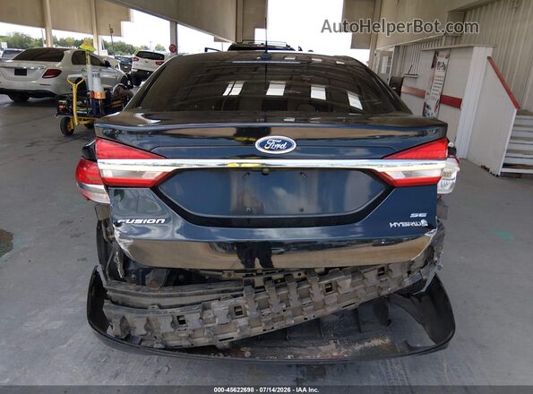 3FA6P0LU4JR116197 2018 FORD FUSION HYBRID Black 