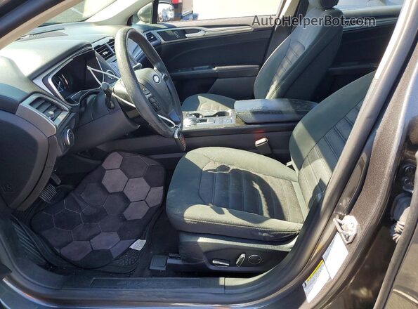 3FA6P0LU4JR116815 2018 FORD FUSION Gray წინა სალონის ხედი