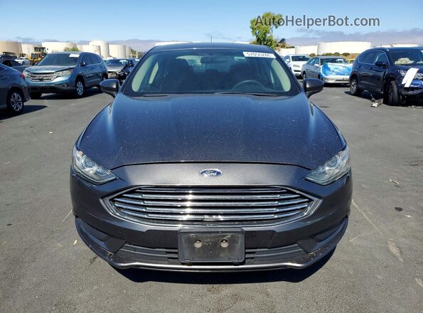 3FA6P0LU4JR116815 2018 FORD FUSION Gray წინა ხედი