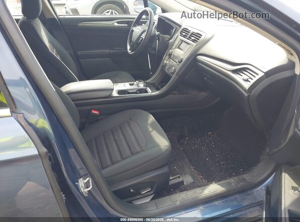 3FA6P0LU4JR138104 2018 FORD FUSION HYBRID Синий Вид салона спереди