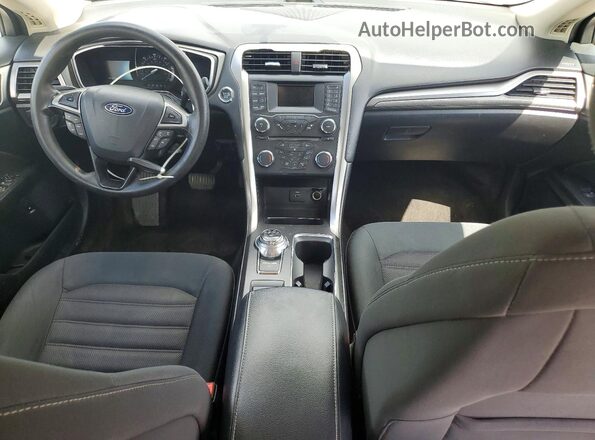 3FA6P0LU4JR139947 2018 FORD FUSION Silver Вид панелі приладів