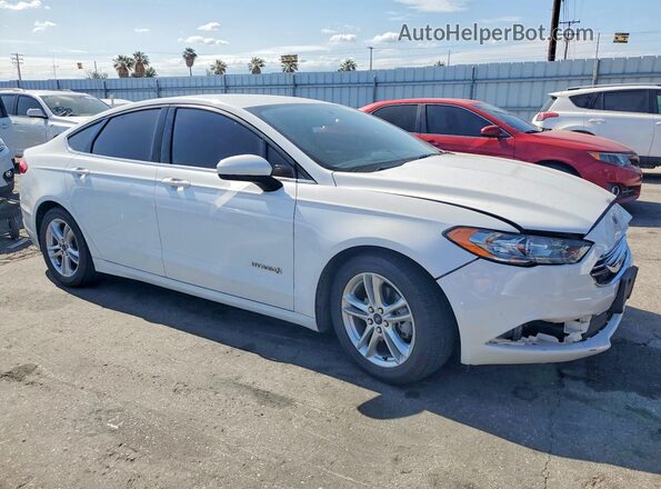 3FA6P0LU4JR146879 2018 FORD FUSION White წინა მარჯვენა