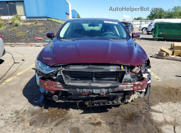 3FA6P0LU4JR149426 2018 FORD FUSION Burgundy Դիմացի տեսք