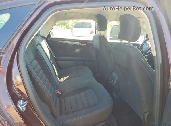 3FA6P0LU4JR149426 2018 FORD FUSION Burgundy Հետևի նստատեղերի տեսք