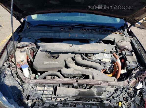 3FA6P0LU4JR149426 2018 FORD FUSION Burgundy Սալոնի հետևի տեսք