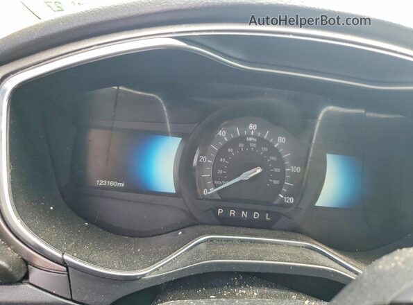 3FA6P0LU4JR186007 2018 FORD FUSION Gray Instrument cluster view