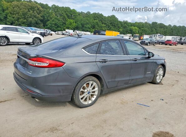3FA6P0LU4JR186007 2018 FORD FUSION Gray Rear right