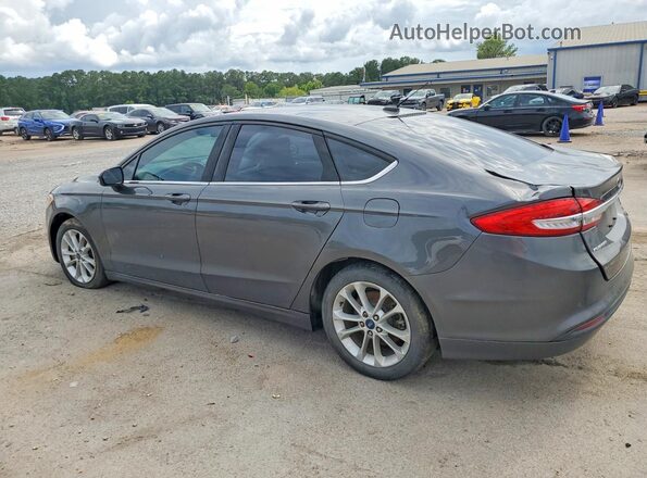 3FA6P0LU4JR186007 2018 FORD FUSION Gray Rear left