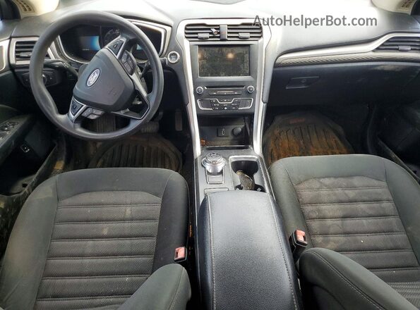 3FA6P0LU4JR186007 2018 FORD FUSION Gray Dashboard view