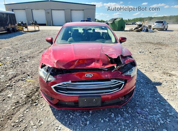 3FA6P0LU4JR208636 2018 FORD FUSION Red Vista frontal