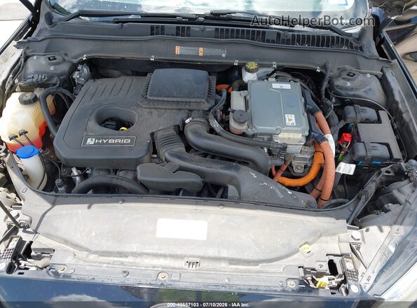 3FA6P0LU4JR234329 2018 FORD FUSION HYBRID Black Widok z tyłu