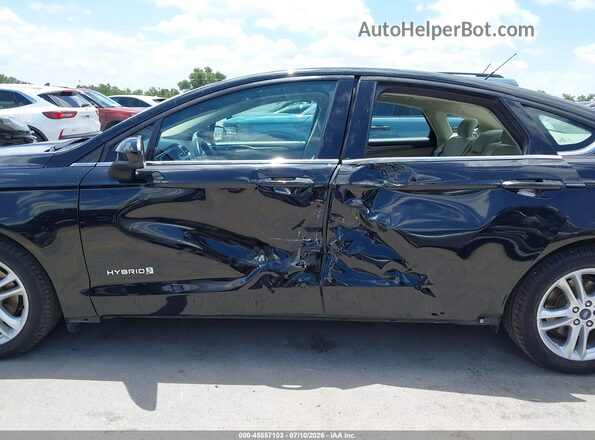 3FA6P0LU4JR234329 2018 FORD FUSION HYBRID Black 