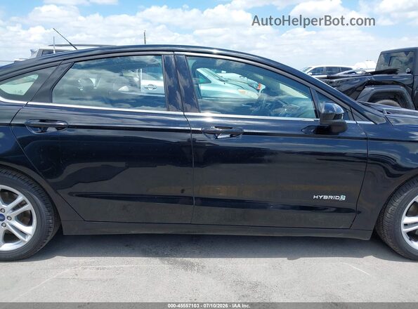3FA6P0LU4JR234329 2018 FORD FUSION HYBRID Black Widok wnętrza 360 stopni