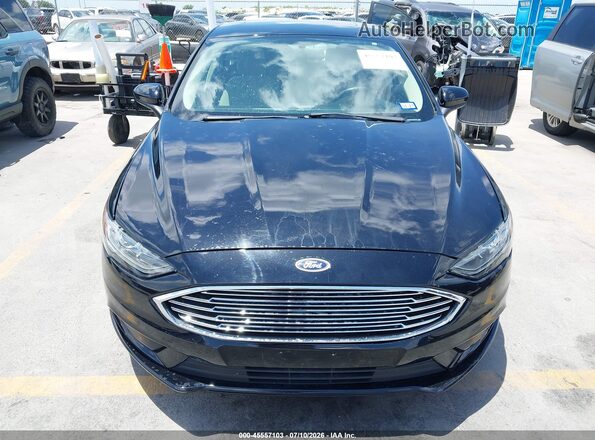 3FA6P0LU4JR234329 2018 FORD FUSION HYBRID Black Widok wnętrza z tyłu